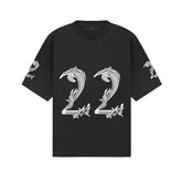 Amiri Oversized 22 Tee Black