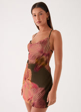 Amarae Mini Dress - Jungle Grove