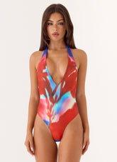 Delia One Piece Swimsuit - Twilight Petal