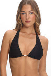 Dawn Halterneck Bikini Top Black