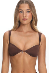 ShirtJersey Lila Top Chocolate