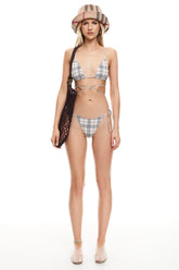 ShirtJersey Kaia Bottom Beige Plaid