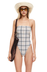 ShirtJersey Gigi One Piece Beige Plaid