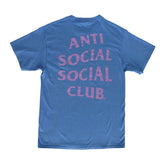 Anti Social Social Club Mind Games Carolina Blue Pink Tee