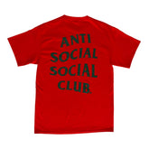 Anti Social Social Club Mind Games Fiery Red Tee