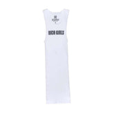 Awful Lot of Cough Syrup Rich Girls Tank Top White