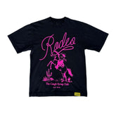 Awful Lot of Cough Syrup Rodeo Tee Black Pink