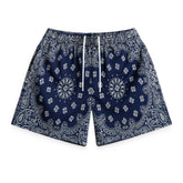 Bravest Paisley Two Tone Navy Mesh Shorts