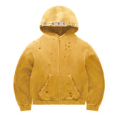 Bravest Sapphire Zip Up Hoodie Yellow
