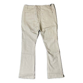 Embellish White Leather Flare Pant Jeans
