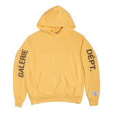 Gallery Dept. ART THAT KILLS Reversible Logo Hoodie Yellow