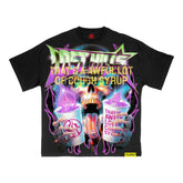 Lost Hills x Cough Syrup Skull Tee Black