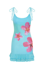 Hot Mess Mini Dress Hibiscus Splash
