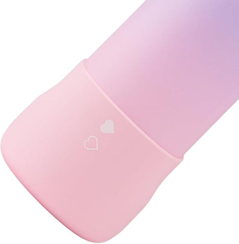 Owala FreeSip Bouteille d'eau en acier inoxydable avec botte de protection ¨C Lavande Soul Sister Edition