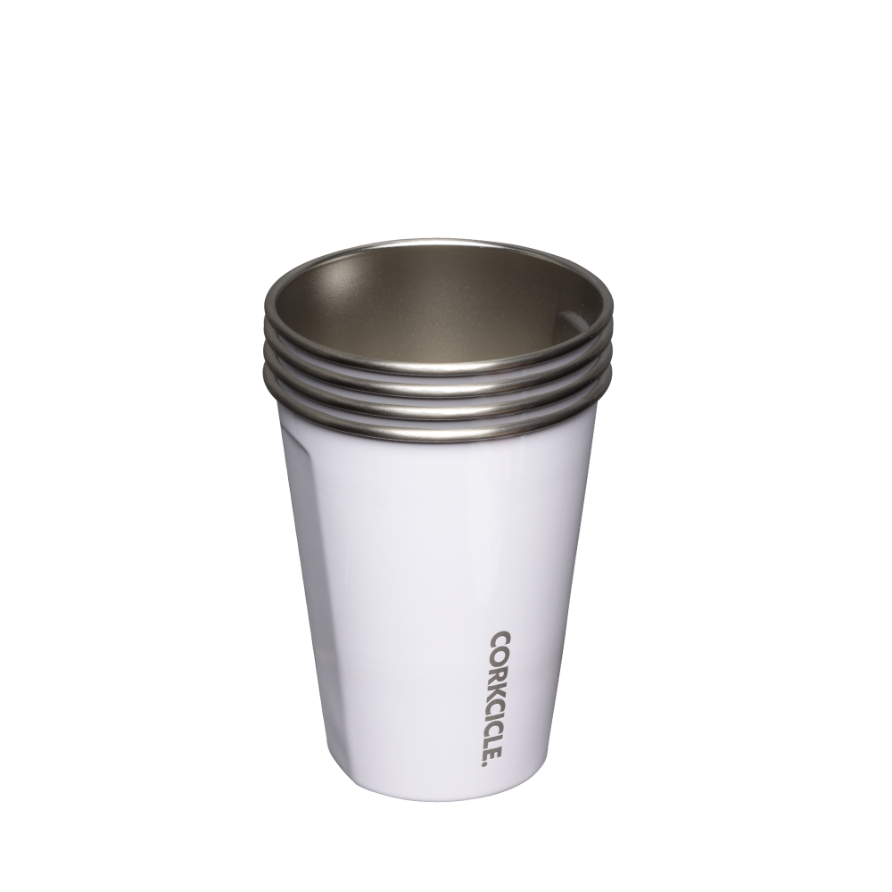 Gloss White Eco-Stacker (4 Pack) (replacement)
