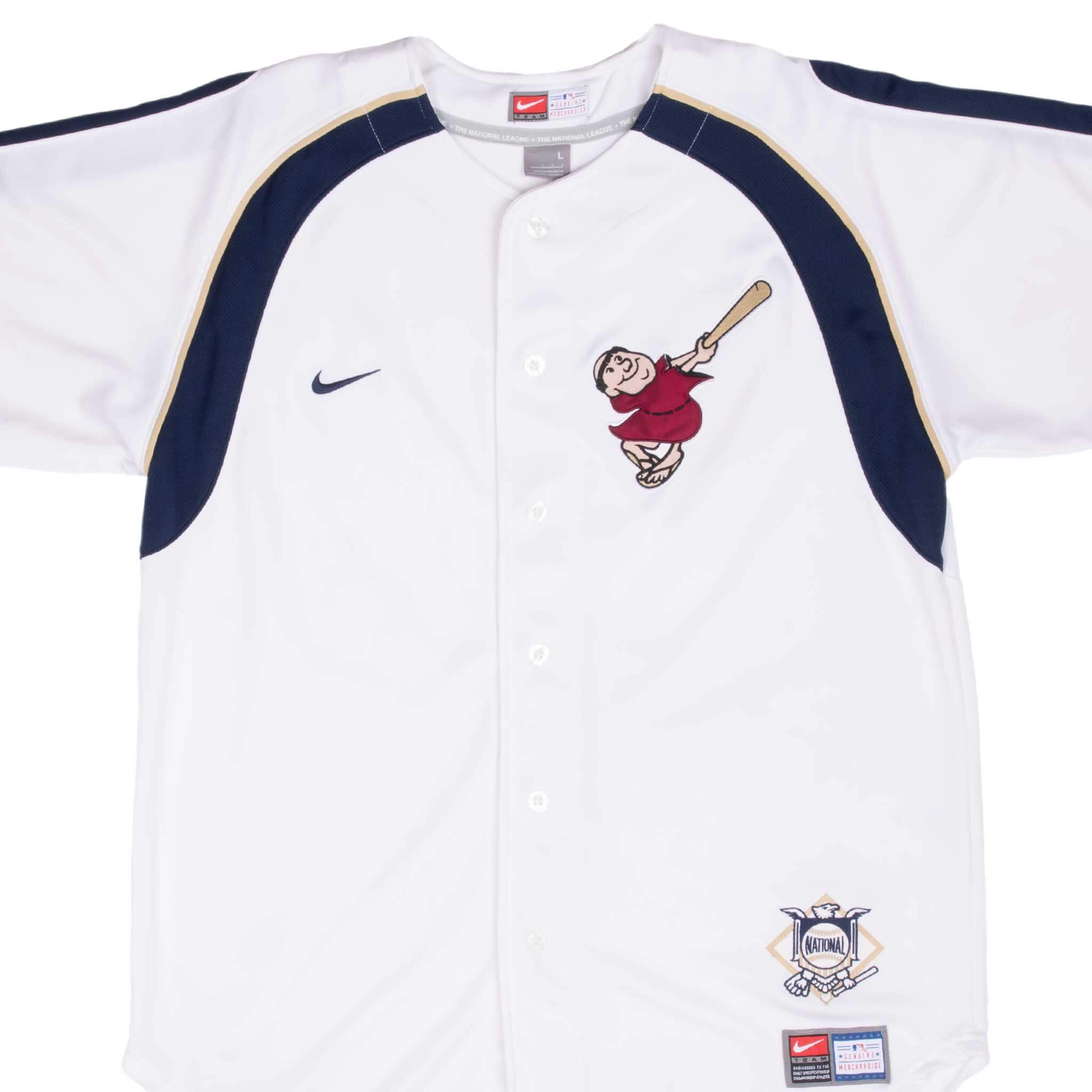 VINTAGE MLB SAN DIEGO PADRES WHITE NIKE JERSEY 2000S SIZE LARGE