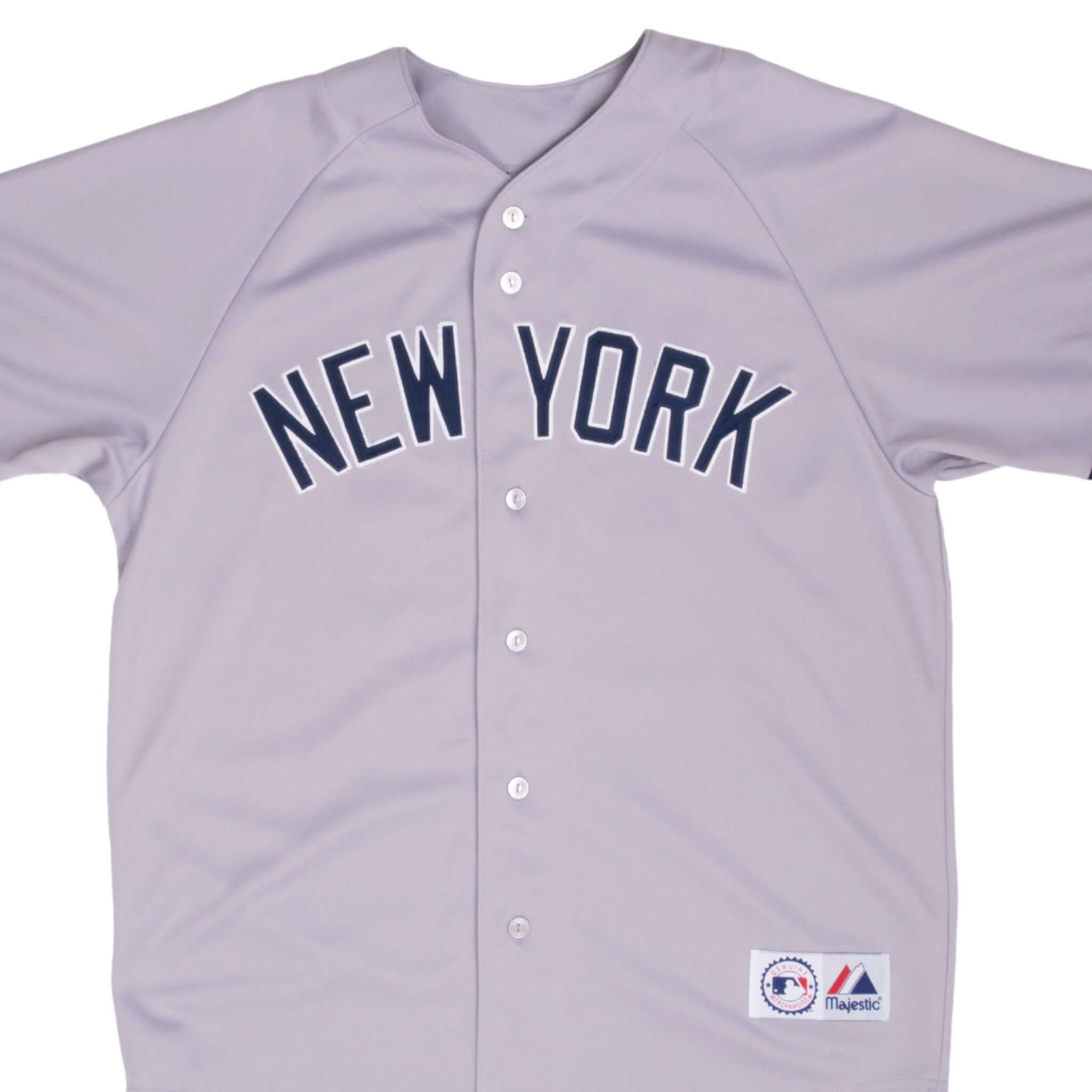 VINTAGE MLB NEW YORK YANKEES DAMON #18 MAJESTIC JERSEY 2000S LARGE