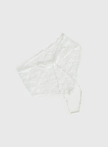 Ex Factor Sheer Head Scarf White