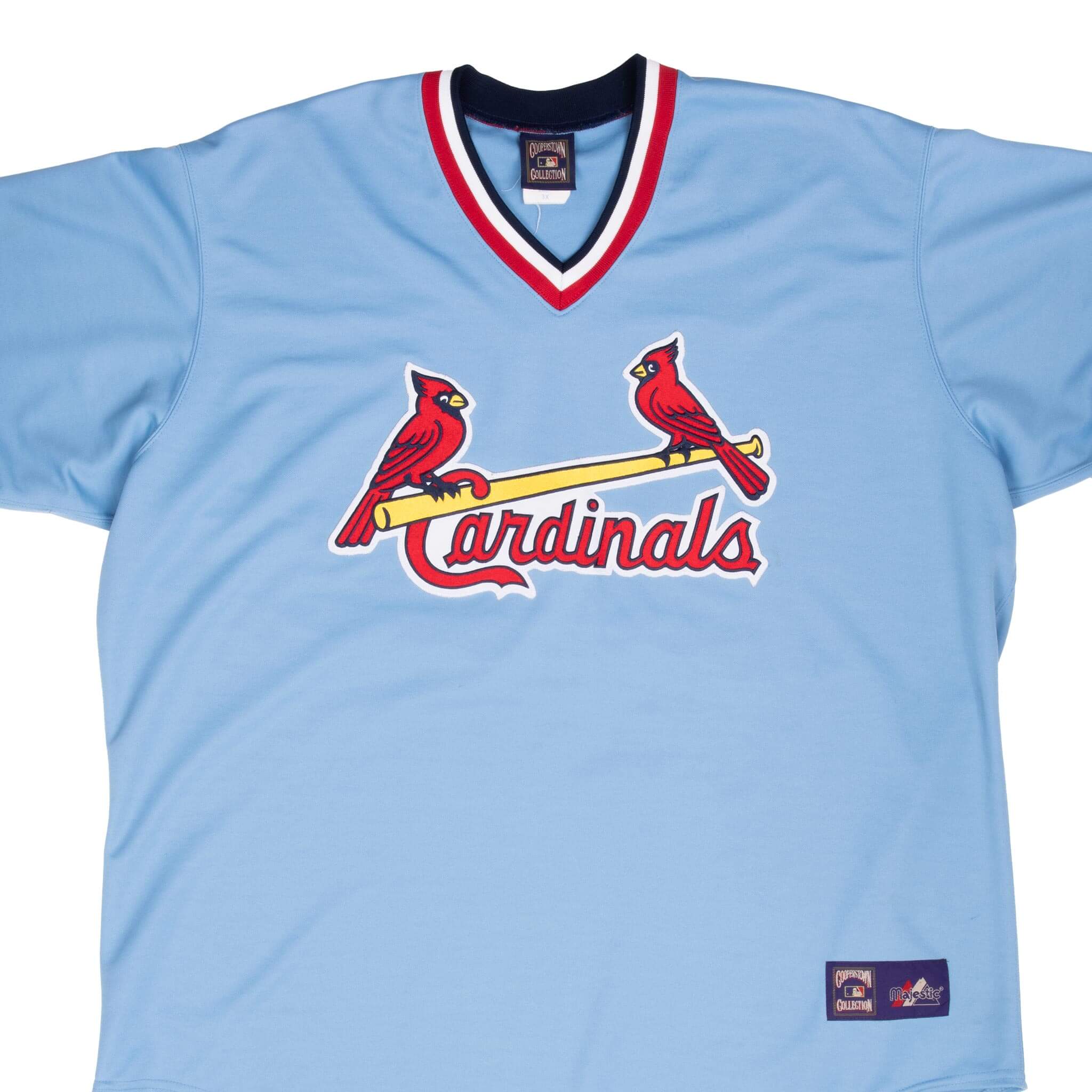VINTAGE MLB ST LOUIS CARDINALS MAJESTIC COPPERSTOWN COLLECTION JERSEY 1990S 3XL
