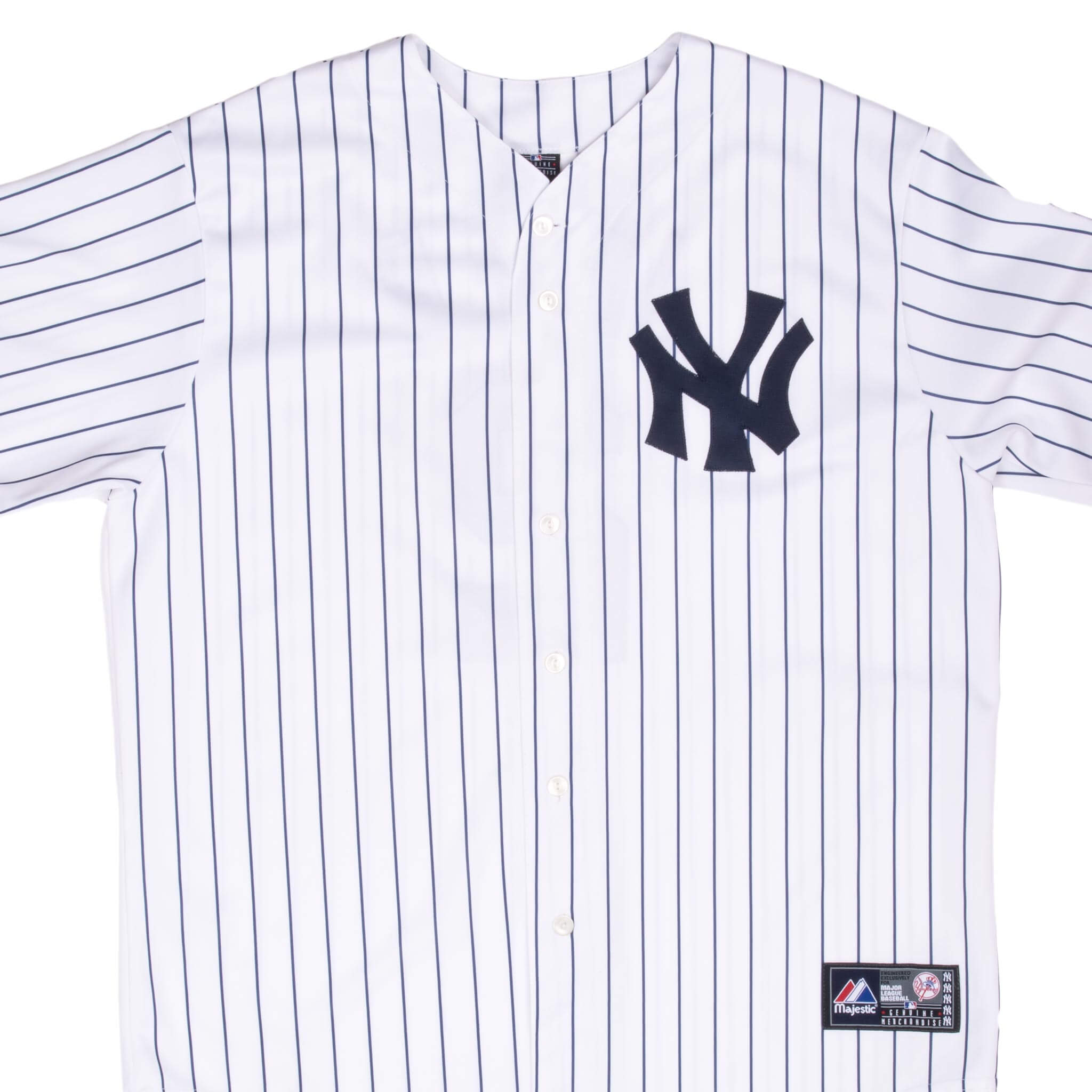 VINTAGE MLB NEW YORK YANKEES DEREK JETER #13 MAJESTIC JERSEY 2009 XL MADE IN USA