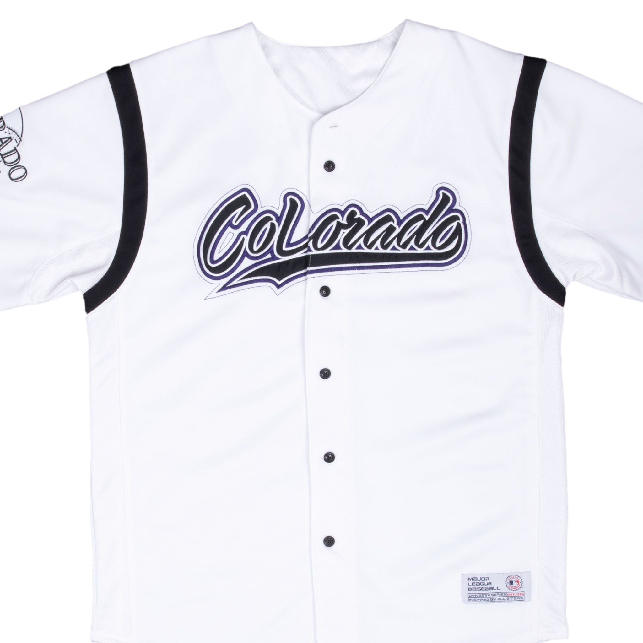 VINTAGE MLB COLORADO ROCKIES WHITE JERSEY LARGE 2000S