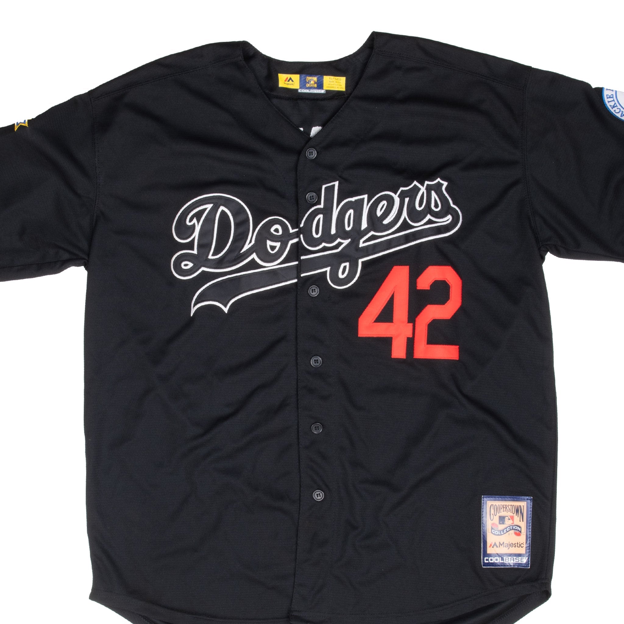 VINTAGE MLB BROOKLYN DODGERS JACKIE ROBINSON LIMITED EDITION THROWBACK JERSEY XL