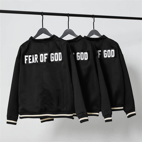 Fifth Collection Half Zip Satin Coaches Jacket justin bieber same style