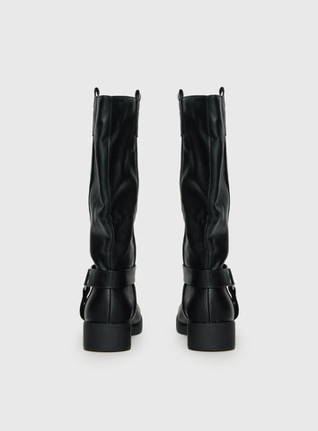 Wrecked Western Boots Black