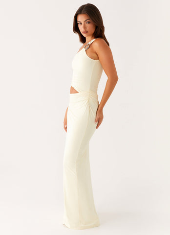 Peta Maxi Dress - Yellow