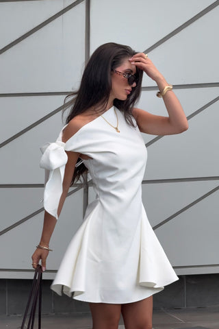 It's A Match Mini Dress White