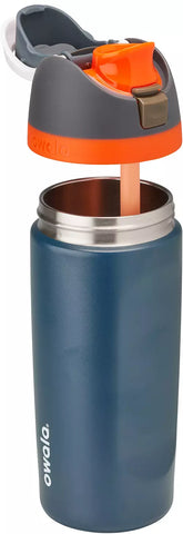 Owala Kids' 16 oz. FreeSip Stainless Steel Water Bottle Deep Sea