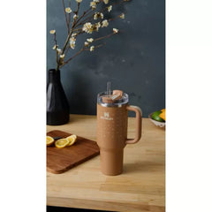 Stanley 40 oz Stainless Steel H2.0 FlowState Quencher Tumbler - Hearth & Hand™ with Magnolia
