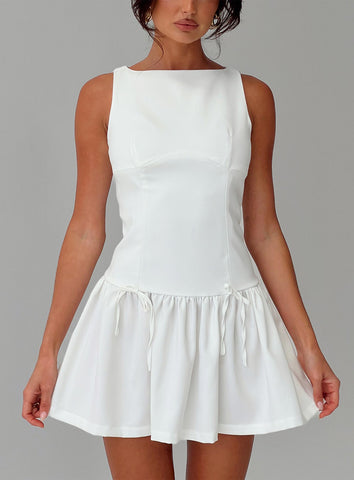 Milienne Mini Dress White