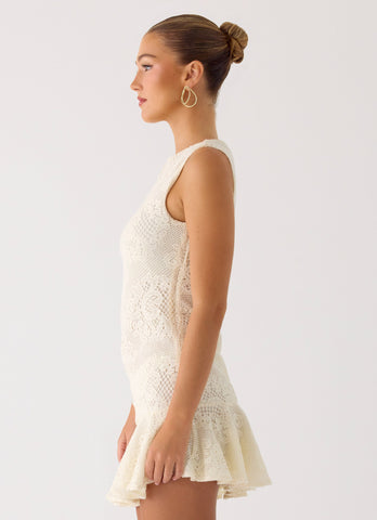 Adoria Mini Dress - Ivory