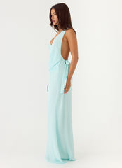 Analia Maxi Dress - Aqua