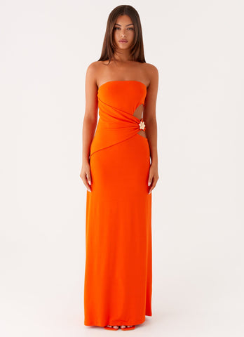 Anetta Maxi Dress - Orange
