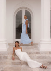 Anticipating Sequin Maxi Dress - White