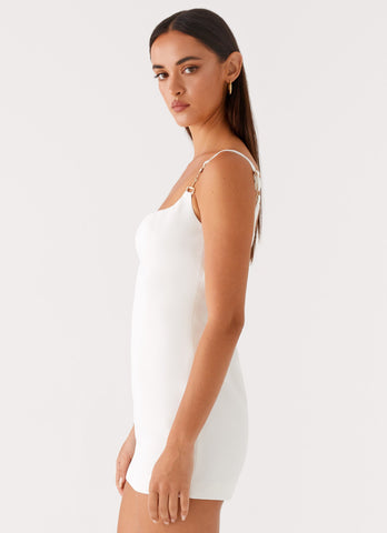 Aretha Mini Dress - White