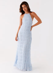 Aullie Maxi Dress - Blue