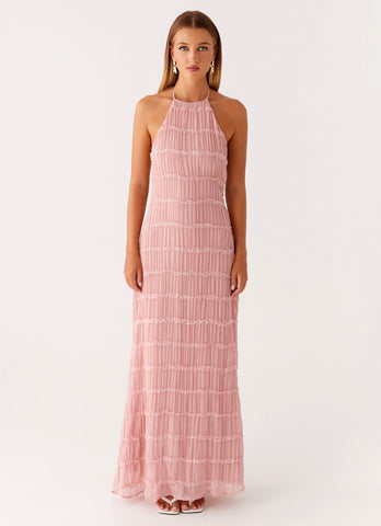 Aullie Maxi Dress - Pink