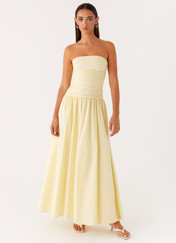 Carmel Maxi Dress - Yellow