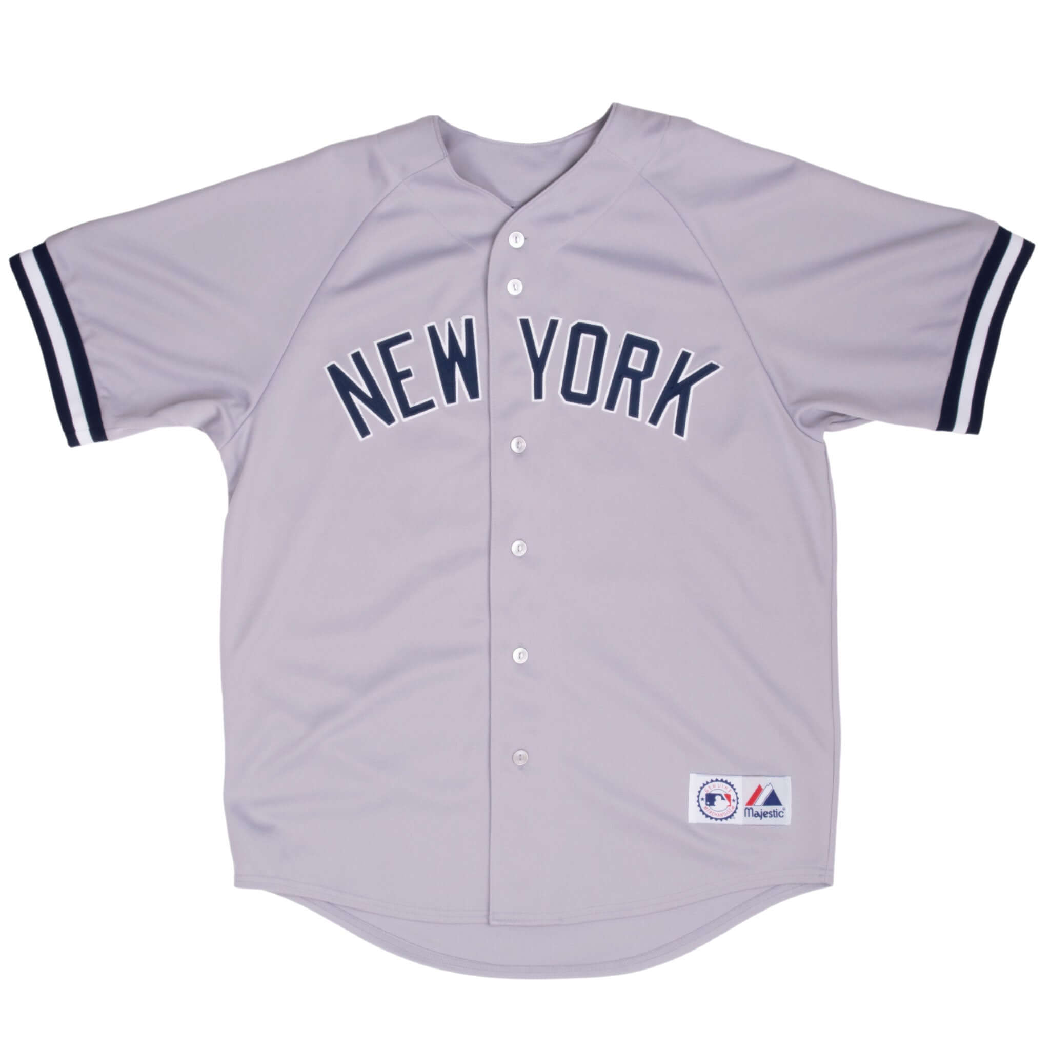 VINTAGE MLB NEW YORK YANKEES DAMON #18 MAJESTIC JERSEY 2000S LARGE