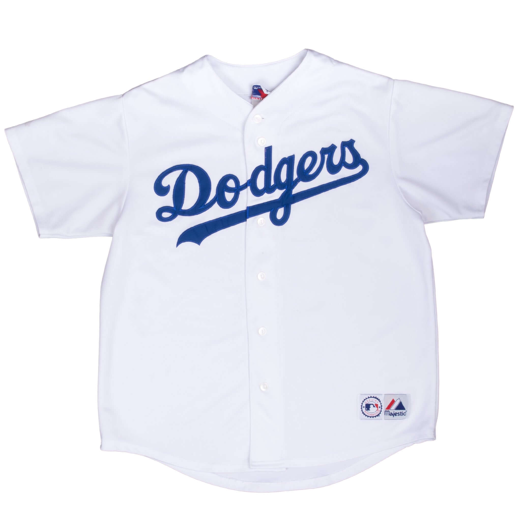 VINTAGE MLB LOS ANGELES DODGERS MAJESTIC JERSEY 2000S XL