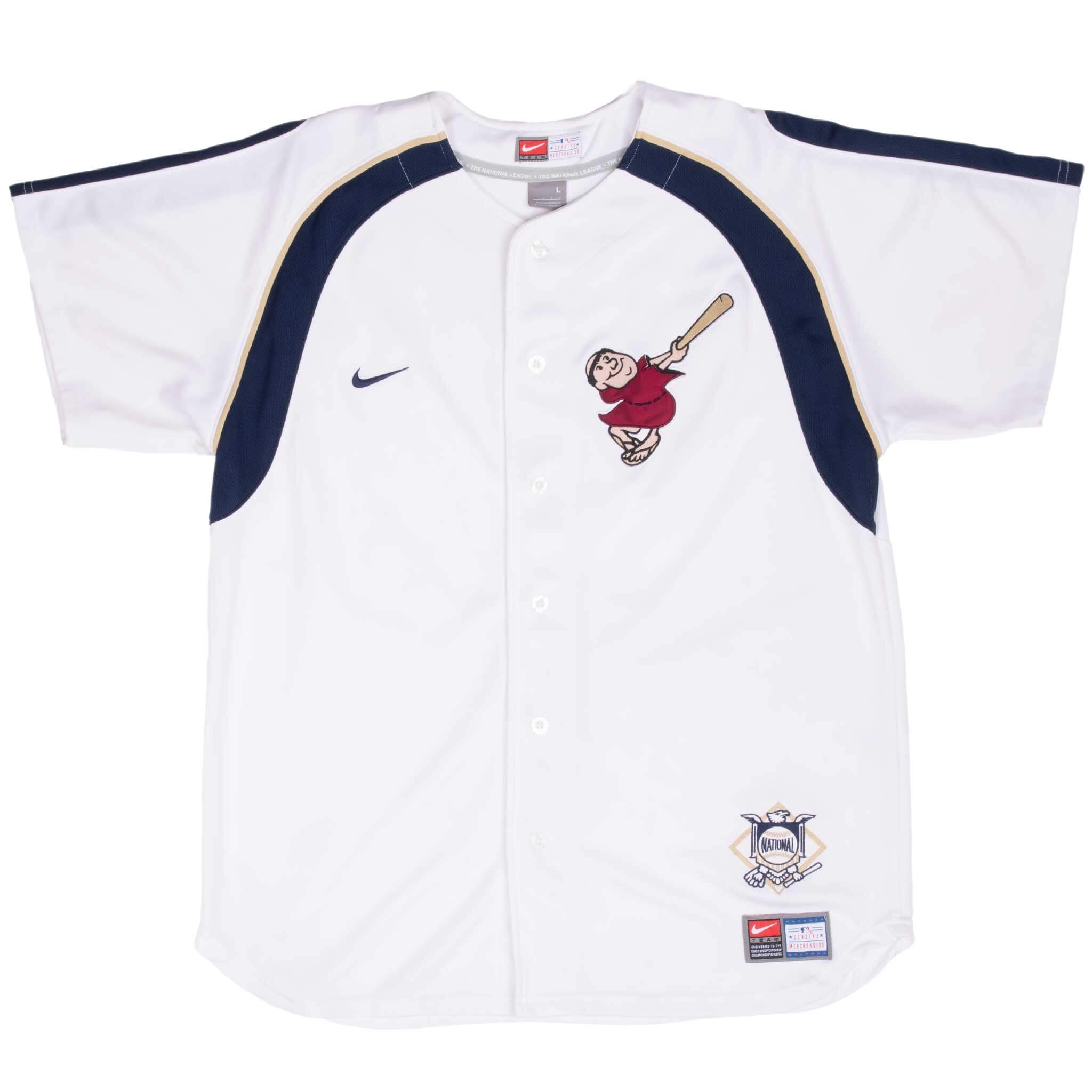 VINTAGE MLB SAN DIEGO PADRES WHITE NIKE JERSEY 2000S SIZE LARGE