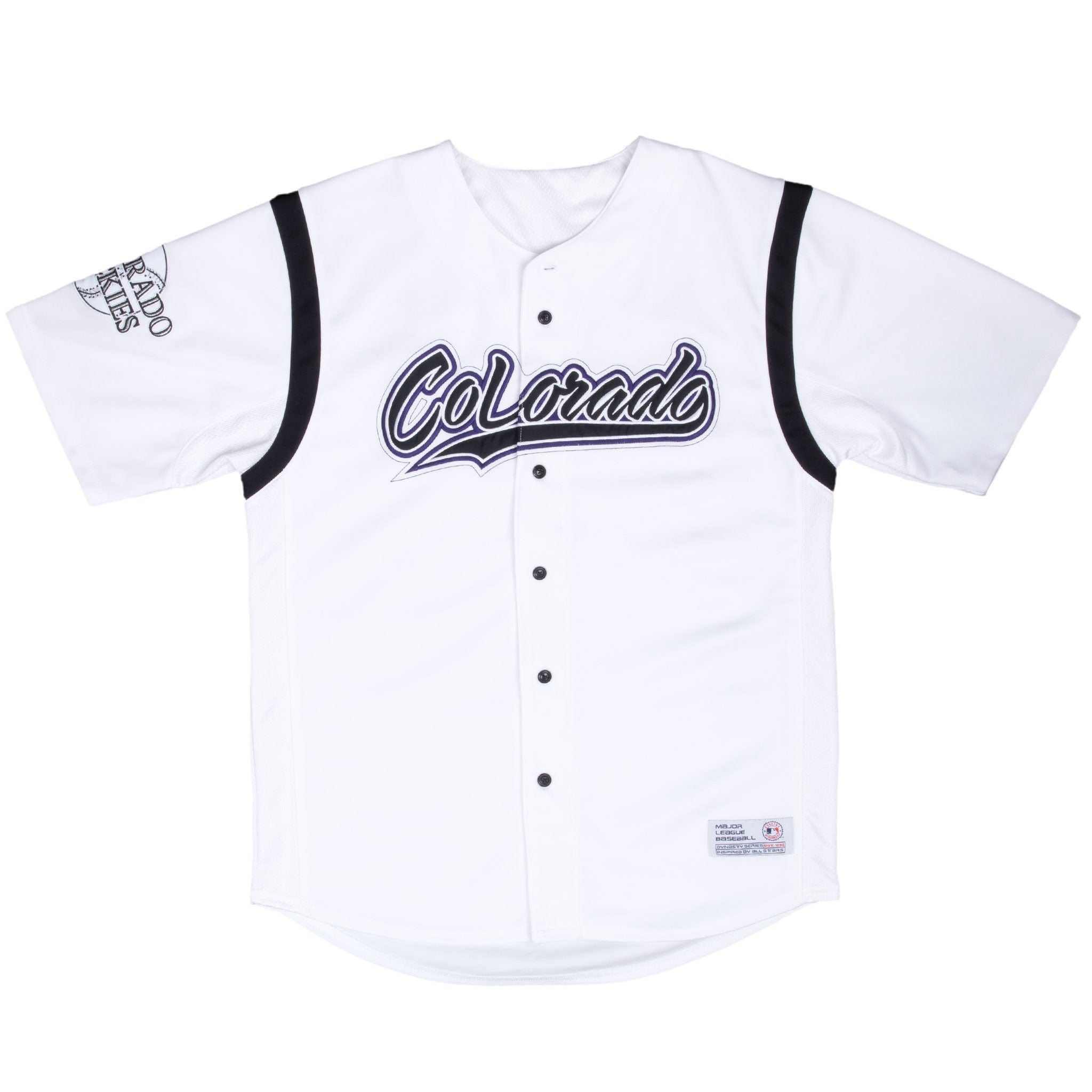 VINTAGE MLB COLORADO ROCKIES WHITE JERSEY LARGE 2000S