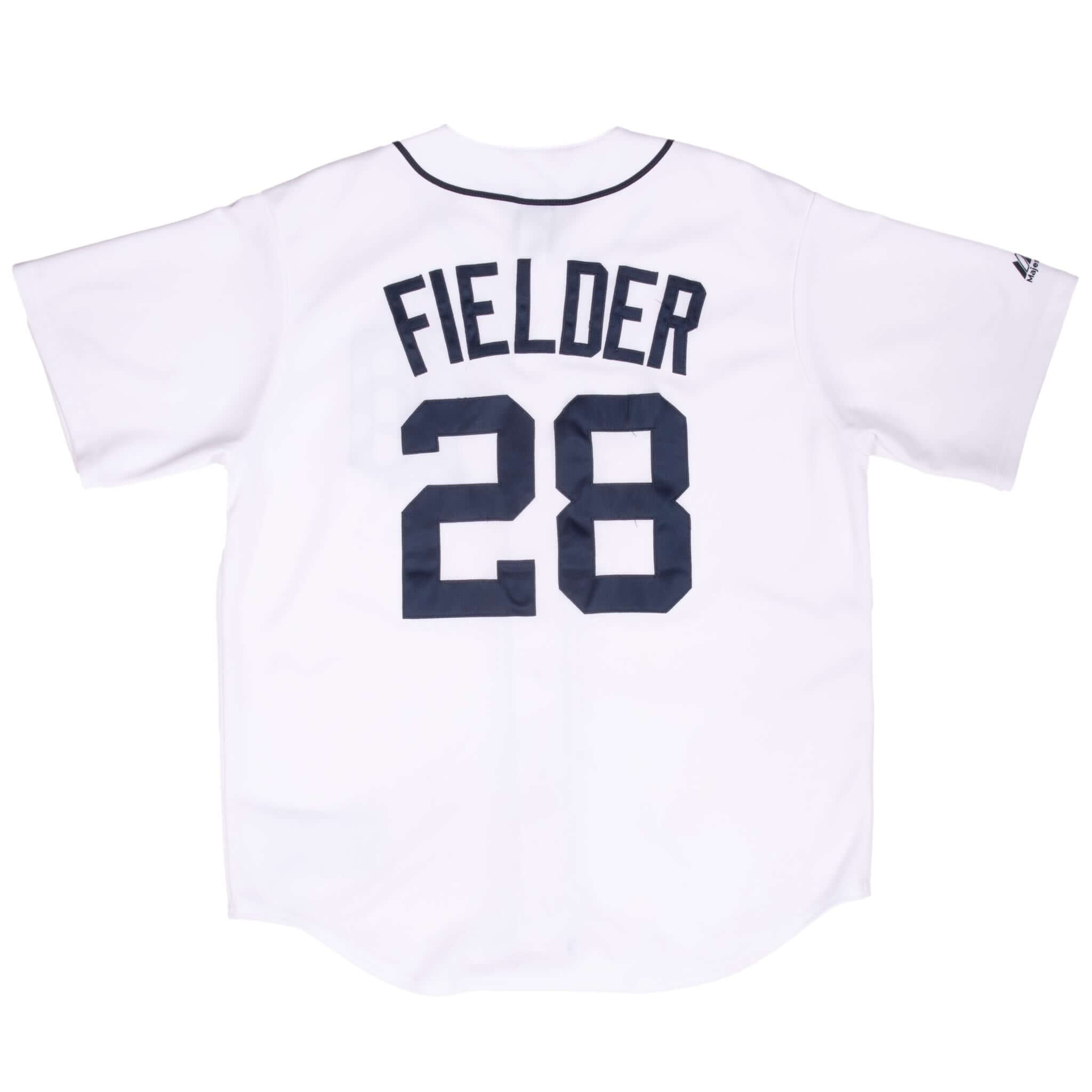 VINTAGE MLB DETROIT TIGERS PRINCE FIELDER #33 MAJESTIC JERSEY 2010S LARGE