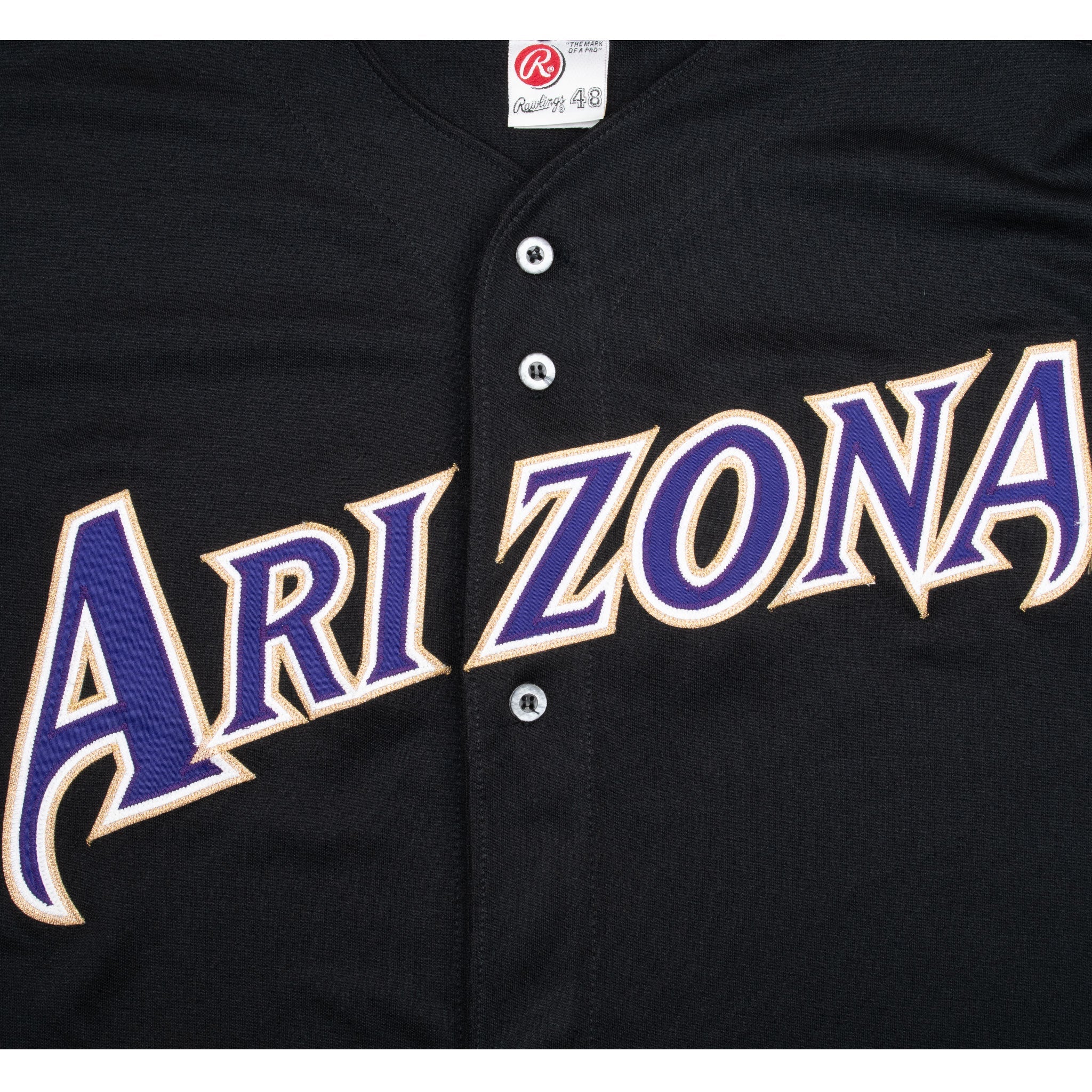 VINTAGE MLB ARIZONA DIAMONDBACKS RAWLINGS JERSEY 1990S SIZE 48