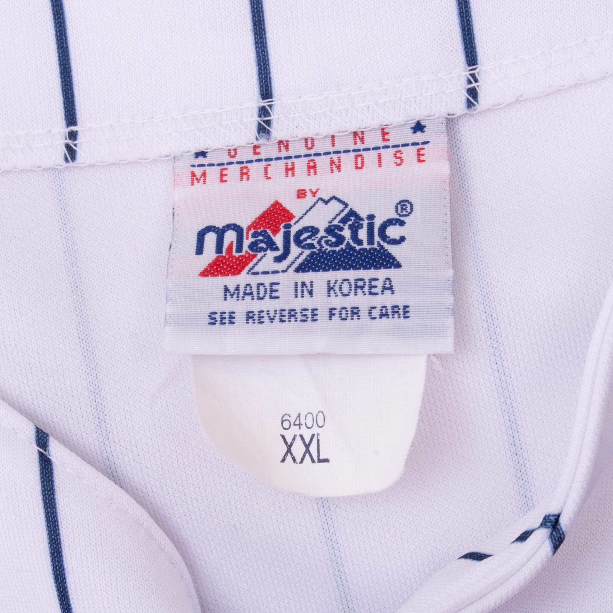 VINTAGE MLB NEW YORK YANKEES MAJESTIC JERSEY 2000S 2XL