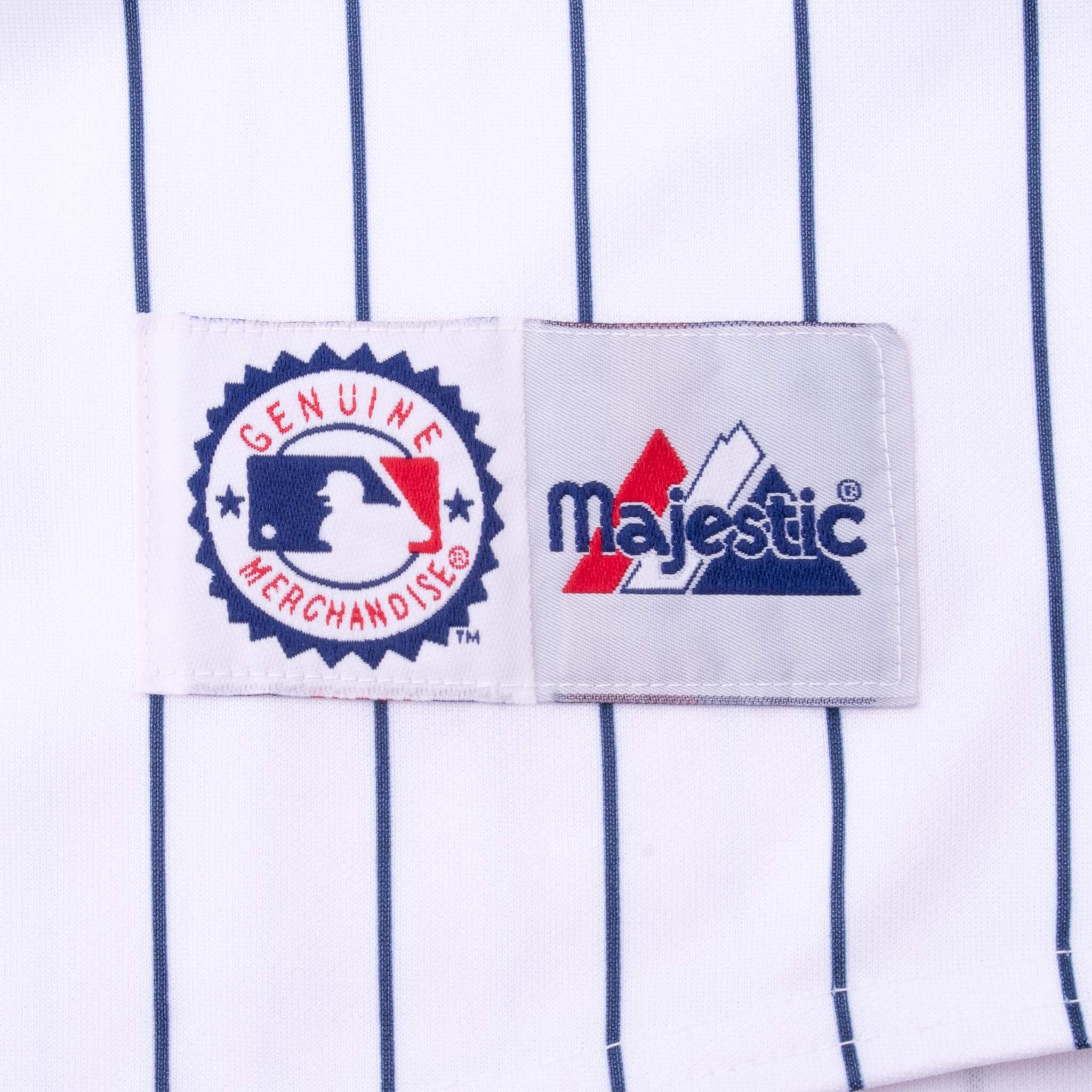 VINTAGE MLB NEW YORK YANKEES MAJESTIC JERSEY 2000S 2XL