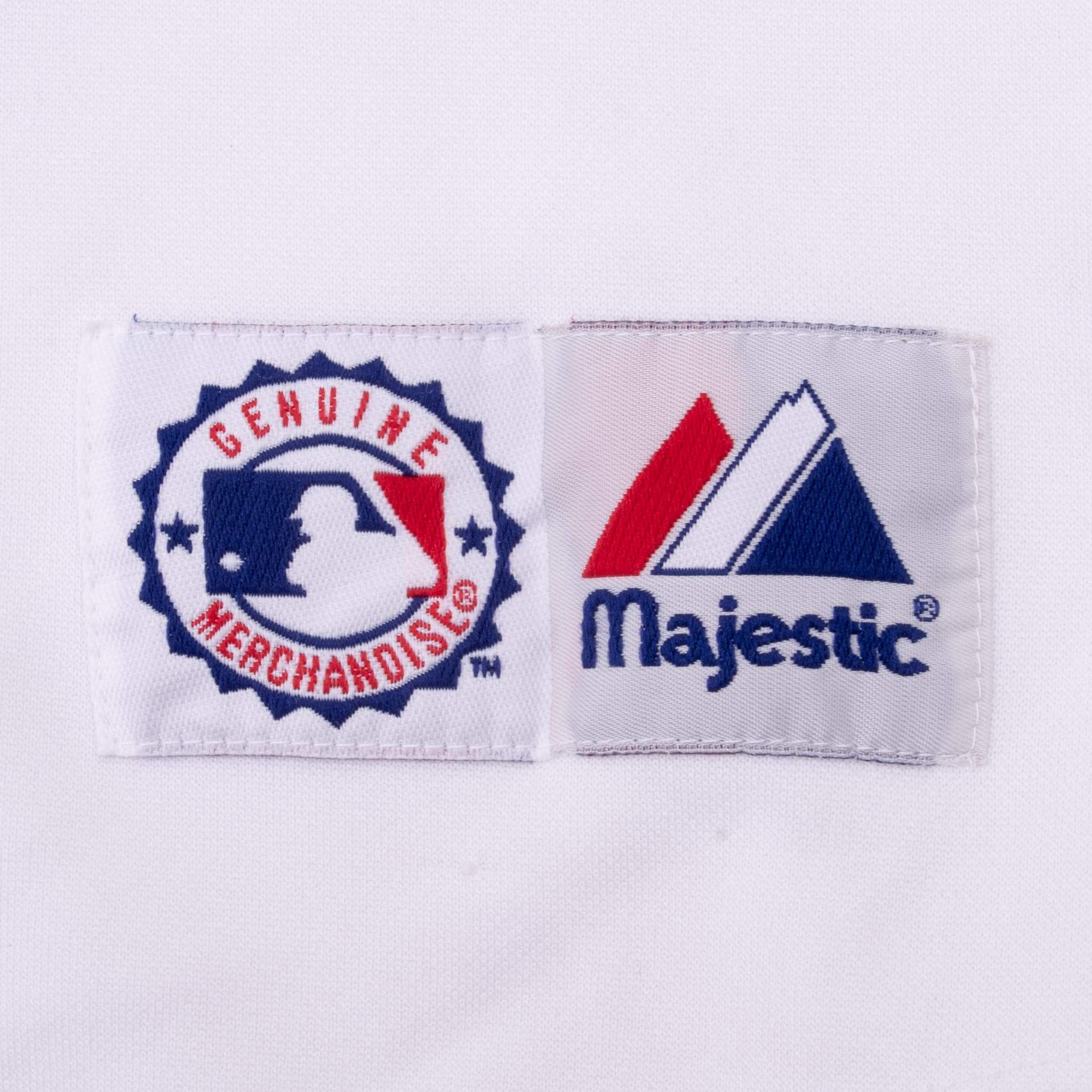 VINTAGE MLB OAKLAND ATHLETICS ERIC CHAVEZ #2 MAJESTIC JERSEY 2000S LARGE